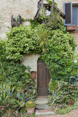 Fototapeta na wymiar Toskana-Impressionen, schöner Hauseingang