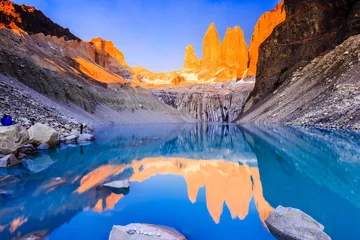 Photo sur Plexiglas Cuernos del Paine Torres Del Paine National Park, Chile.