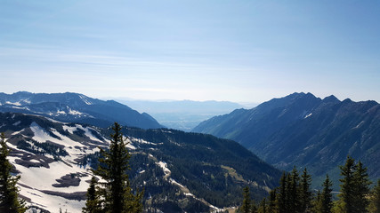 View from Hidden Peak, Snowbird, Utah