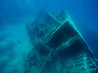 Pomonte wreck on Elba island, Italy