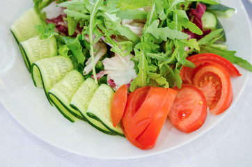 Fresh vegetable salad