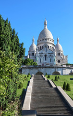 Fototapeta premium The basilica Sacre Coeur, Paris, France.