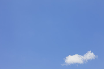 Clouds in the blue sky