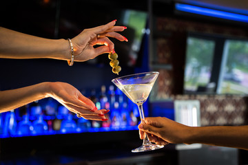 Martini w/ Olive Branch