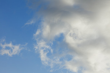 Fototapeta na wymiar Cloud in the sky.
