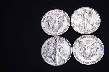 American silver dollar