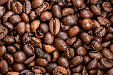 Obraz premium Detail of coffee bean