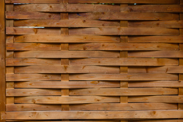 background made of woven wood fibers