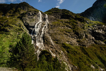 Wasserfälle im Abendlicht