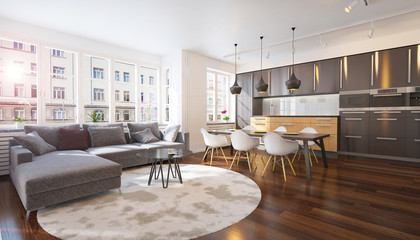 Modern house interior