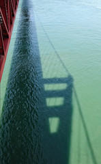 Golden Gate Bridge shadow v.2