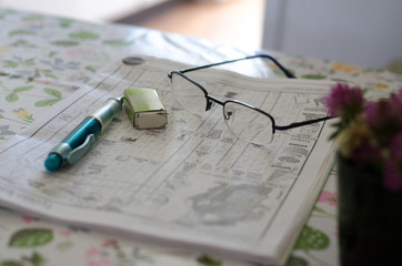 Resting from crosswords