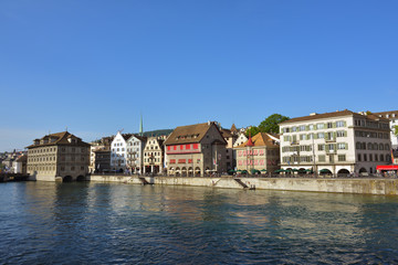 Naklejka premium City of Zurich, Switzerland