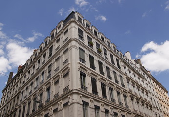 Fototapeta na wymiar Immeuble ancien à Lyon