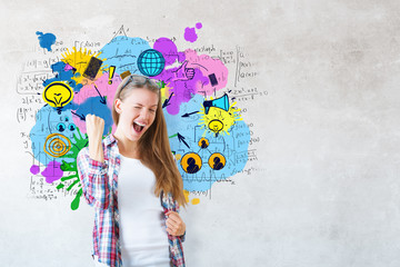 Knowledge and media concept