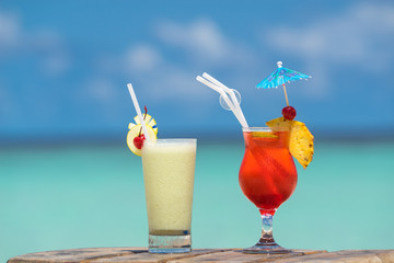 cocktail on the beach