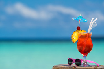 cocktail on the beach