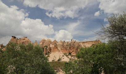 Fototapeta na wymiar Rock Formations in Devrent Valley, Cappadocia