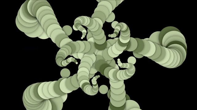 4k Abstract round circle array flower petal pattern background,star chain,microbes bacteria insects worms,rope knot,whirlpool vortex technology data information.