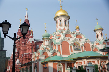 Fototapeta na wymiar Inside moscow kremlin red square