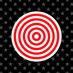 Abstract background in style american flag. Vector