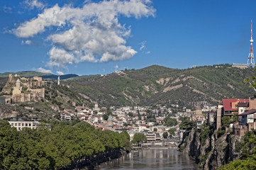 Fototapeta na wymiar Tbilisi, Old town