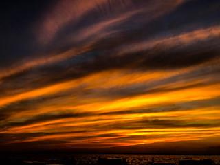 Fototapeta premium Dark Sunset