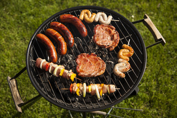 Barbecue on a countryside