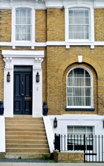 part of facade of little building