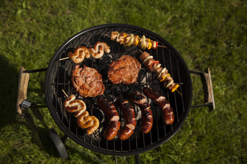Barbecue on a countryside
