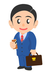 サラリーマン　コーヒーブレイク