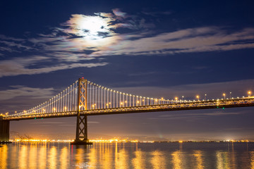 San Francisco Bay at High Moon, San Francisco, CA