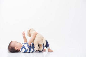 1歳児・白バック