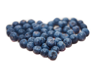 Blueberry heart