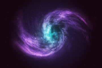 Naklejka premium Tło wektor realistyczne kosmiczne galaktyki. Pojęcie przestrzeni, mgławicy i kosmosu.