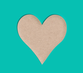 Paper Cut Heart Shape