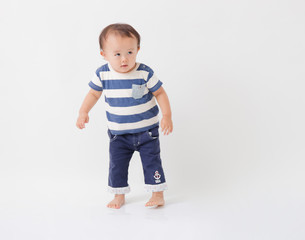 1歳児・白バック