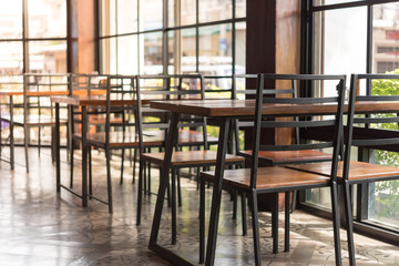 luxury restaurant interior for background