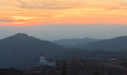 morning sun on Khao Kho Thailand