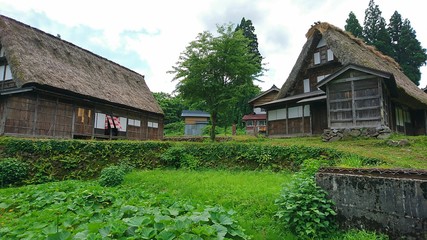 Fototapeta premium 世界遺産 五箇山 相倉集落の風景