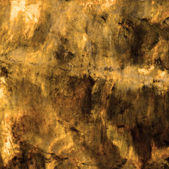 Grunge background in yellow and brown based on the patterns in a tanned animal hide