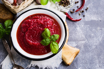 Beetroot soup with spices