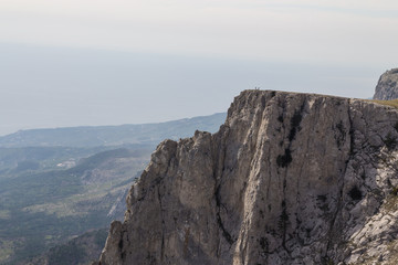 The top of the mountain Ai Petri, Crimea