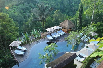 Tuinposter Luxe Savage Resort op Bali © celine