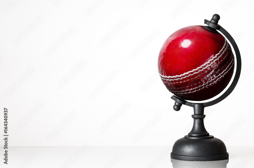 Wall mural cricket balll world globe