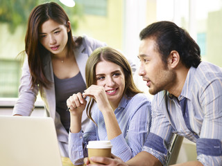 Business people working together in office