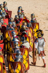 Reconstitution de jeux romains.