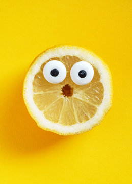 Naklejka funny lemon