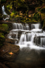 Fototapeta na wymiar Lumsdale Falls Matlock Waterfall