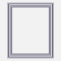 Obraz premium Vector modern silver frame